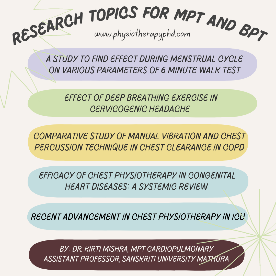mpt sports physiotherapy thesis topics